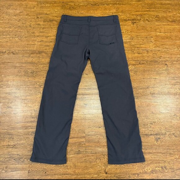 prAna Gray Outdoor‎ Hiking Climbing Performance Slim Fit Chino Pants Men's 36x32 - Picture 2 of 9